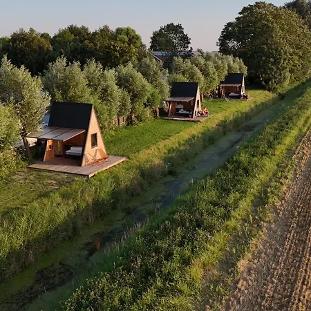 Polderhut - A-frame Cabin Campsite *