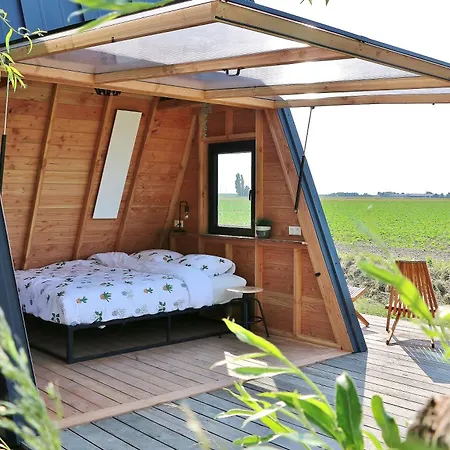 Campsite Polderhut - A-frame Cabin Oudenhoorn